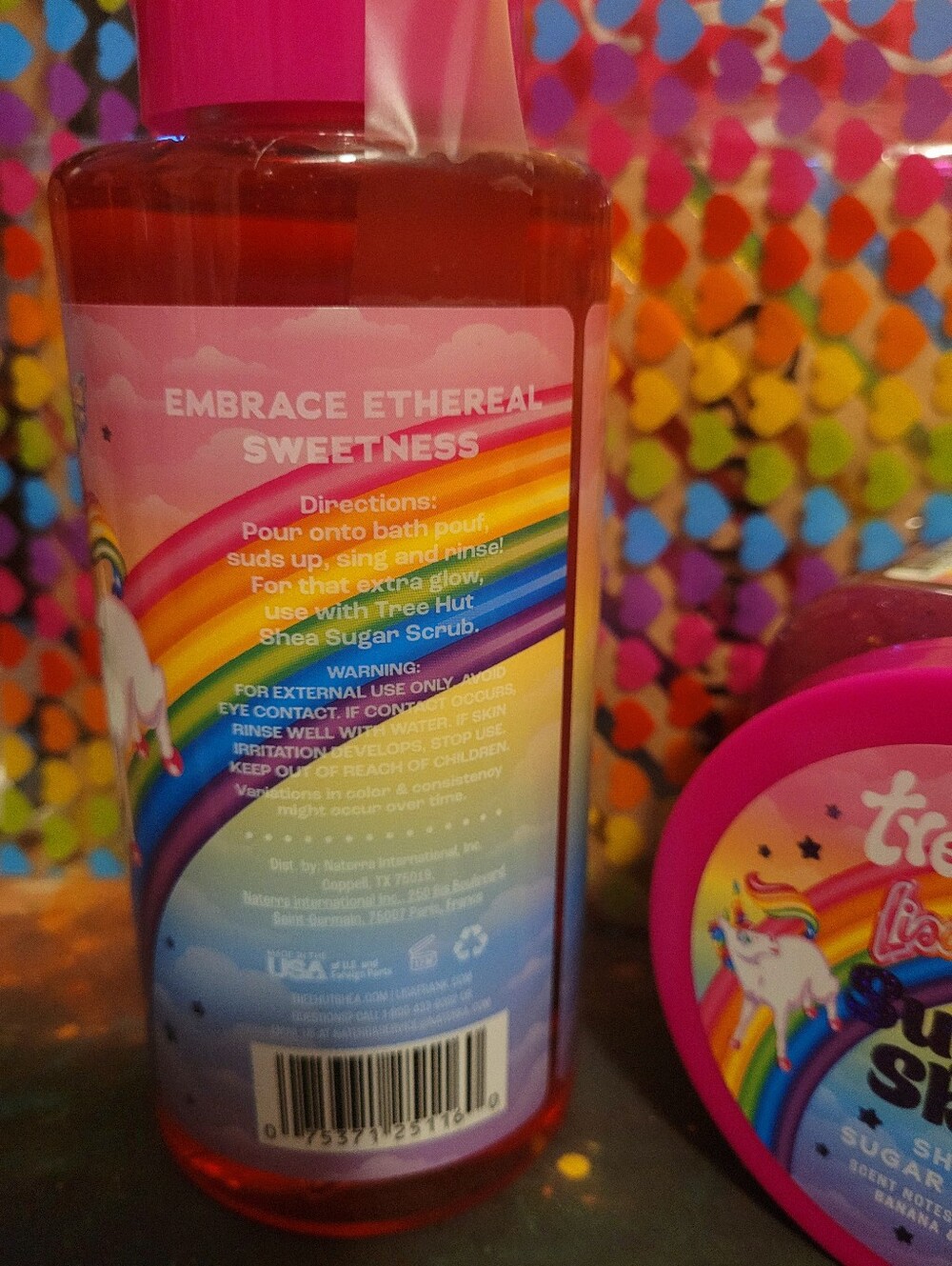 Lisa Frank X Tree Hut Sugar Sky Body Wash/ Scrub Set. Limited Edition - Picture 6 of 7